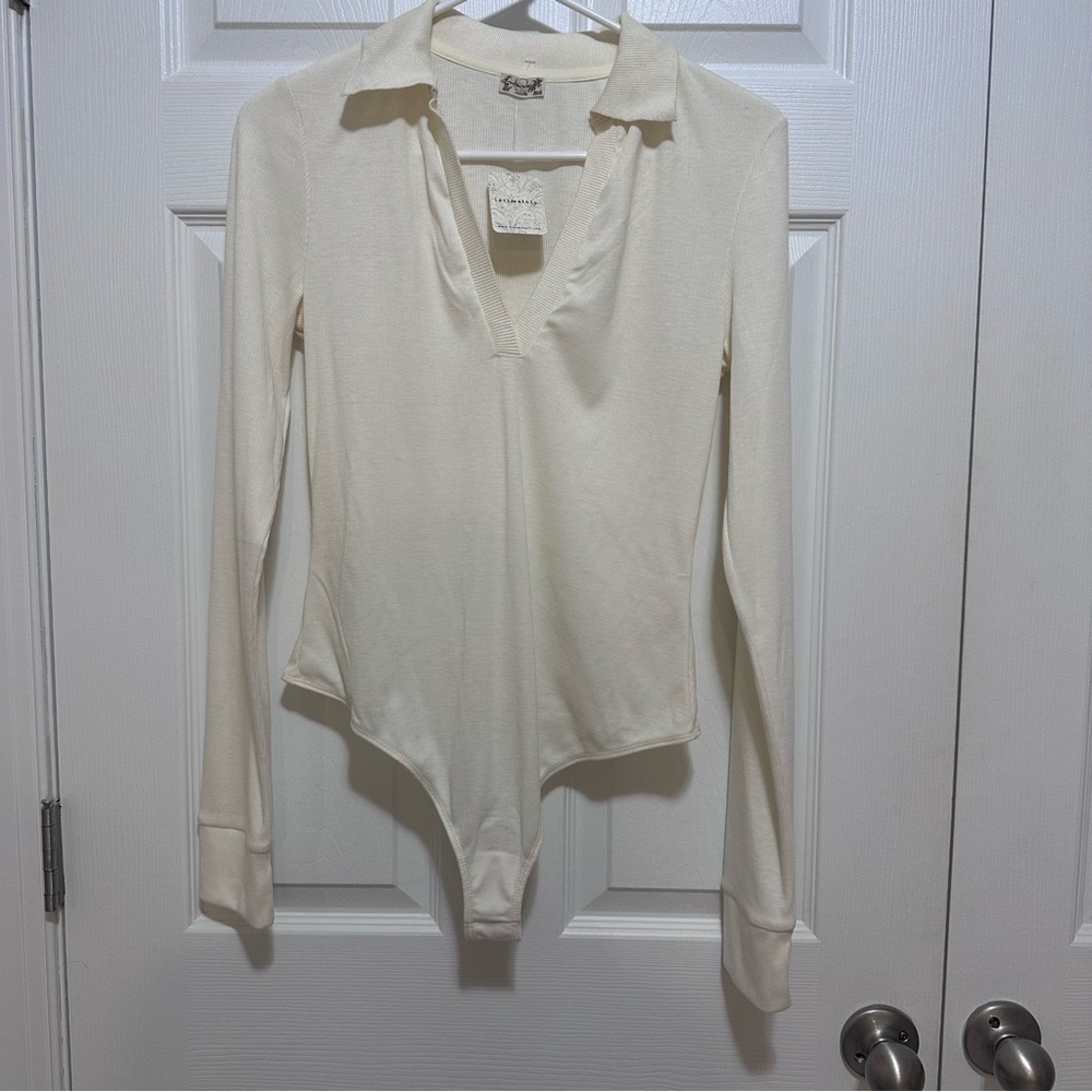 Ivory Free People bodysuit